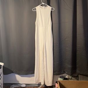 White jumpsuit- no sleeve